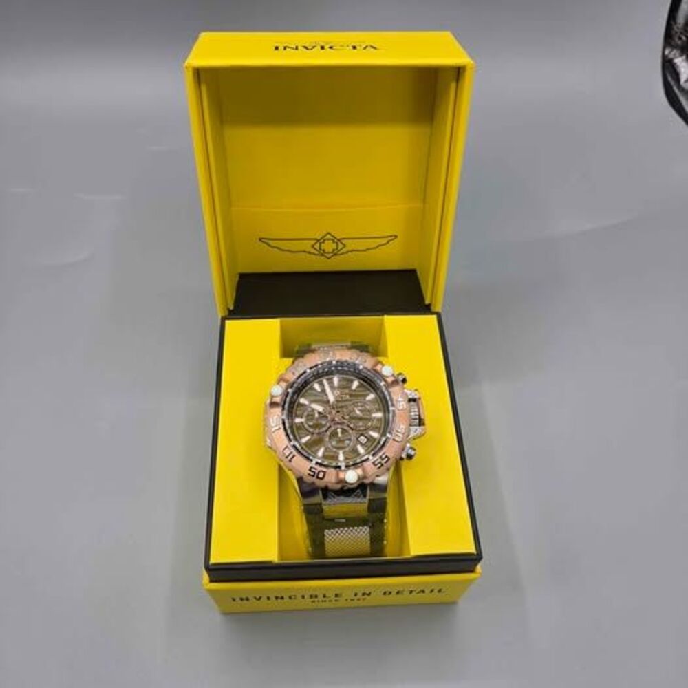 Invicta Subaqua Poseidon Men's Watch - 55.4mm, Olive Green, Steel (48555)
